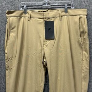 Fabletics The Don 5 Pocket Pant Mens Size 42x32 Beige Performance Activewear NWT